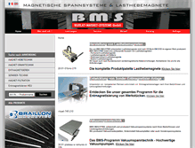 Tablet Screenshot of de.bms-industrie.com